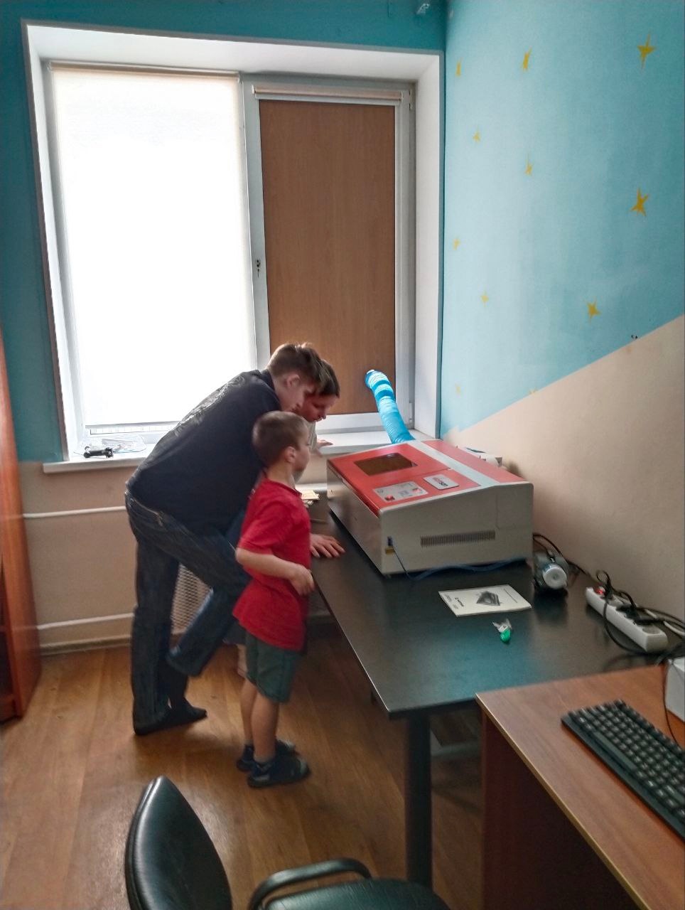Осваиваем процесс работы на лазерном станке.