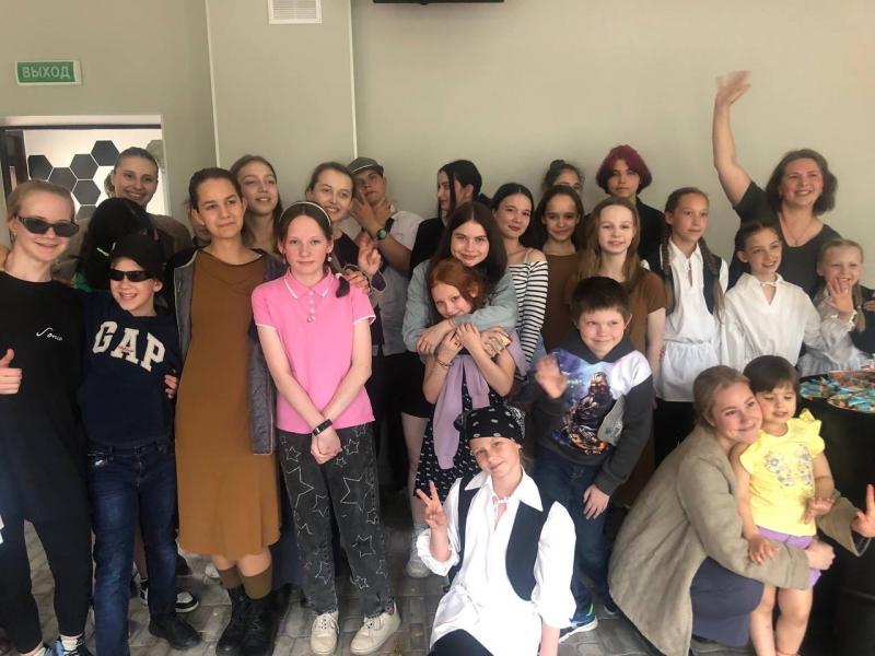 Ребята побывали в Театре-студии современного танца "Шаги".