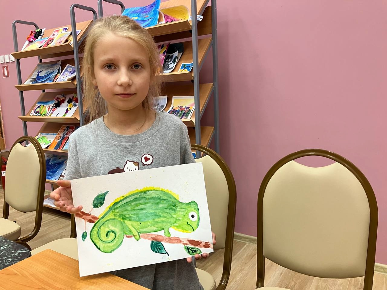 Рисуем хамелеона
