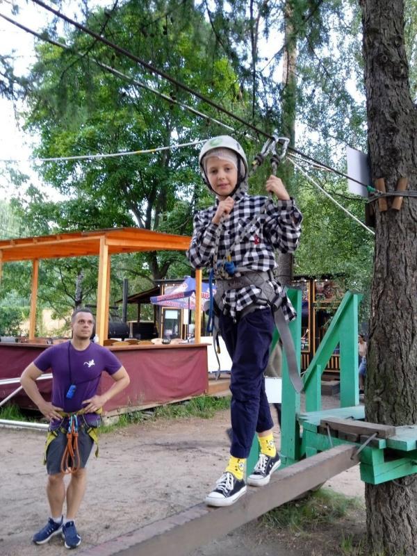 Поездка в верёвочный парк