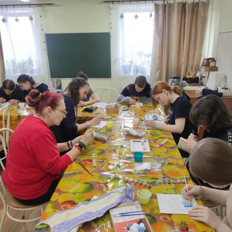 К нам в Никольский ресурсный центр приехали волонтёры АНО «Центр социальной поддержки и добровольчества «Созидатели». 