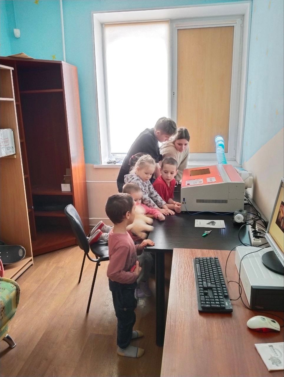 Осваиваем процесс работы на лазерном станке.