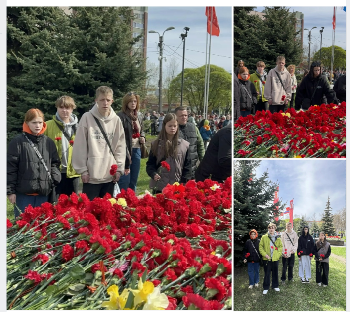 9 мая для наших ребят, проживающих в стажировочной квартире, началось с важного и трогательного события. 