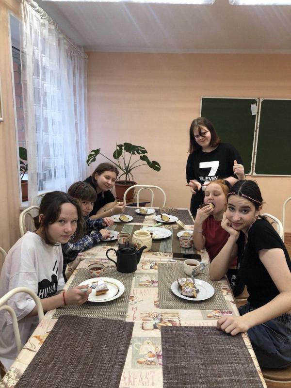 Занятия по кулинарии. 