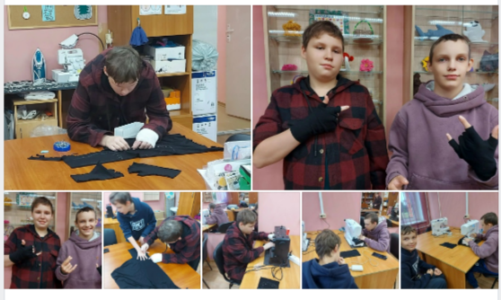 В швейной мастерской «Умелая иголочка» появилась новая цель — перчатки. 