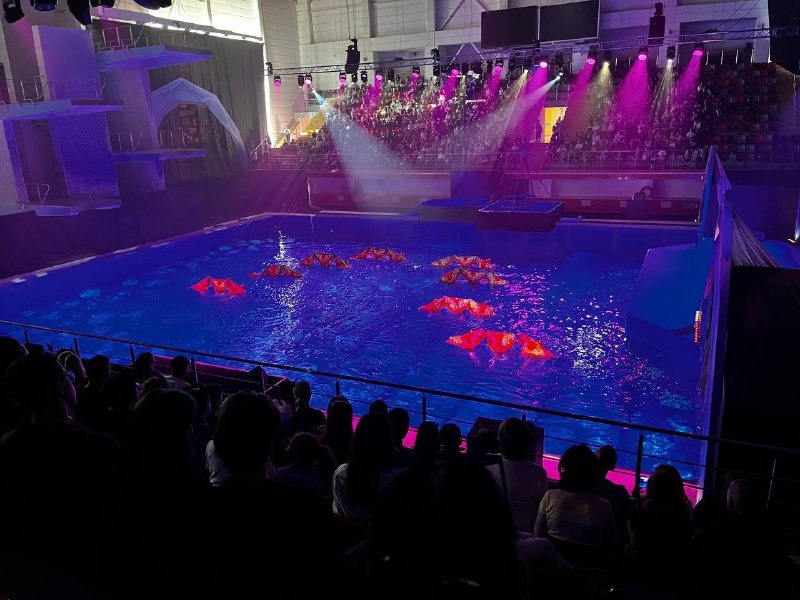 Ребята  посетили музыкальный спектакль на воде «Живая вода». 