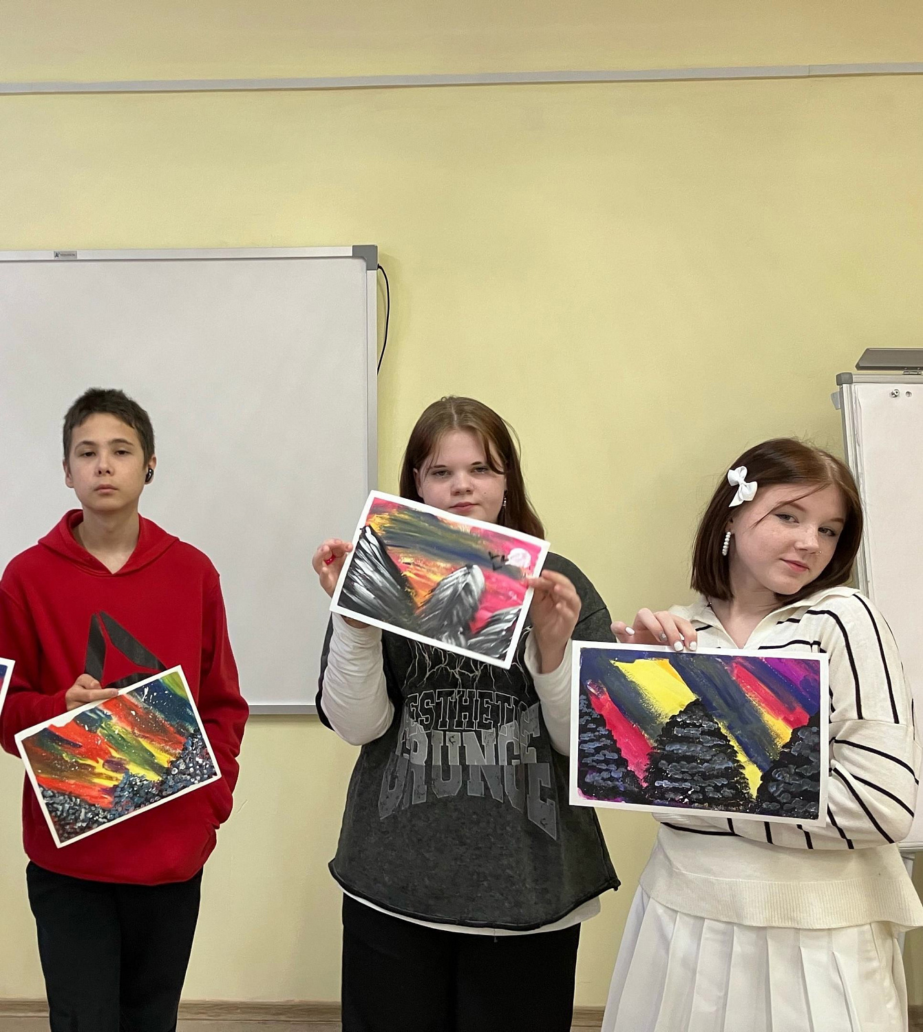 Мы рисуем зиму.